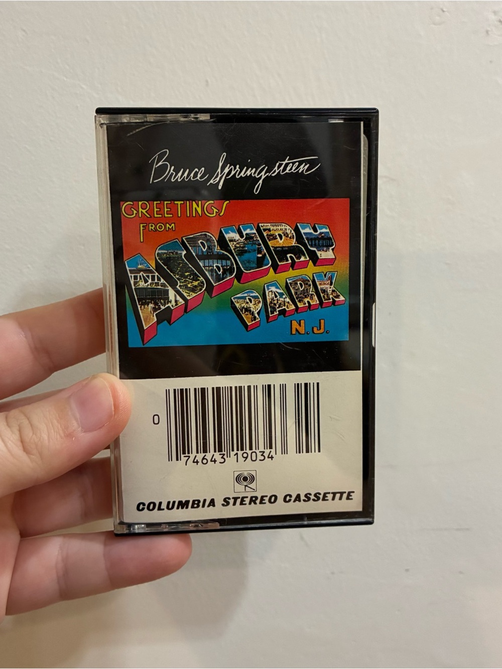 Bruce Springsteen Cassette Tape 1973